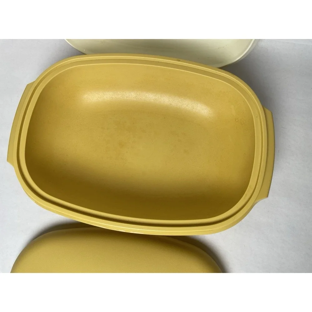 Tupperware Strainer Steamer w/ Lid 1273-3 1274-2 1275-6 -‎ 3 Piece Set
